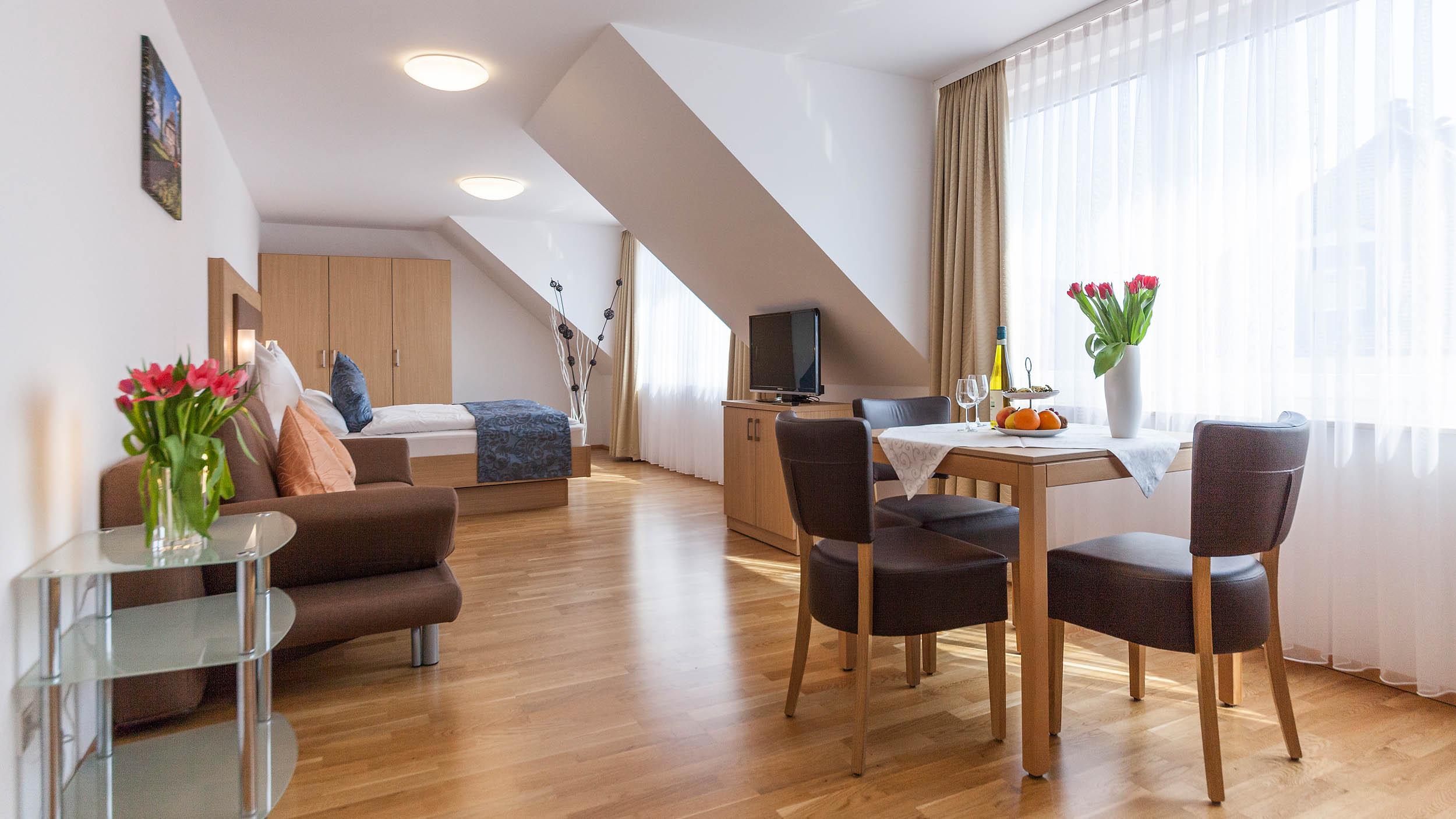 Apartment Arenenberg - Schlafbereich