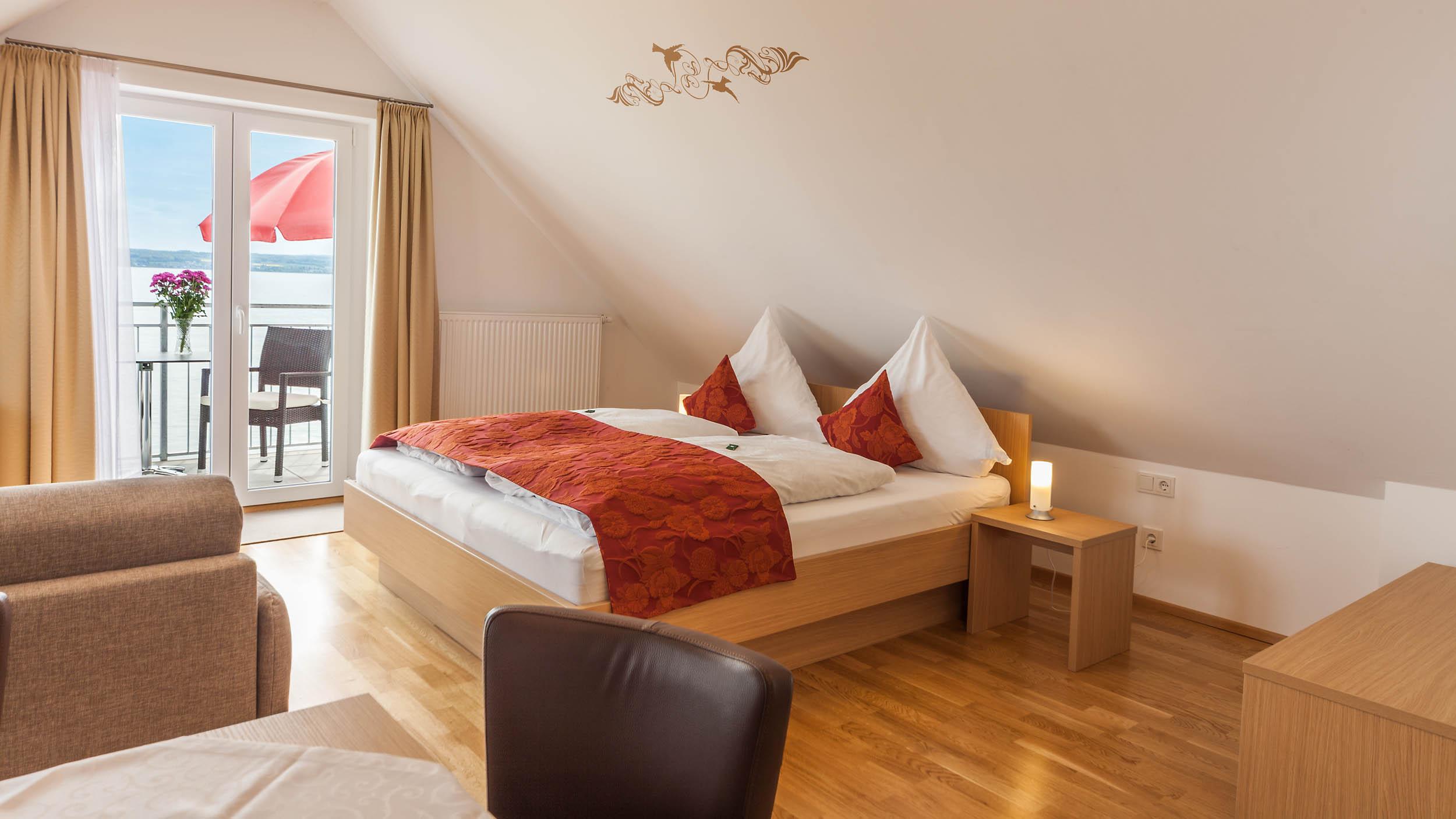 Apartment Seemöwe - Schlafbereich